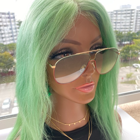 GUCCI Green Aviator Men's Sunglasses
GG0440S 004 61 - Picture 7 of 16